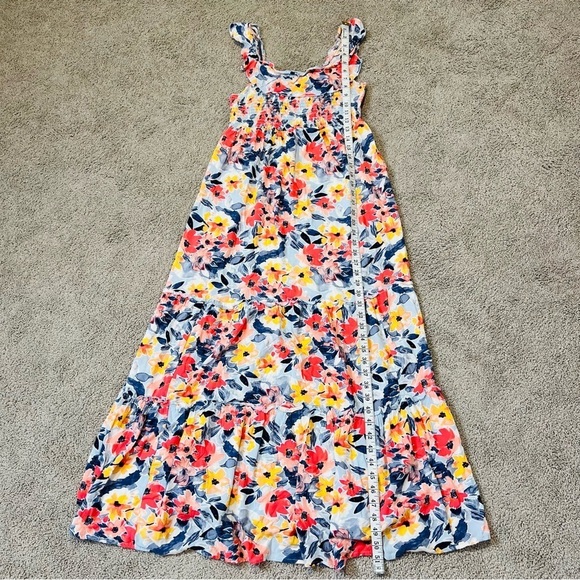 Isabel Maternity by Ingrid & Isabel Floral Smocked Tiered Maxi Dress. Size XS. - Picture 14 of 15